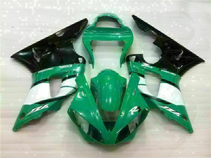 MSB Injection Mold Kit Green ABS Fairing Fit for Yamaha 2000-2001 YZF R1 g018