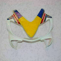 MS Injection White Blue Fairing Plastic Fit for Honda 2001-2003 CBR600 F4I u032