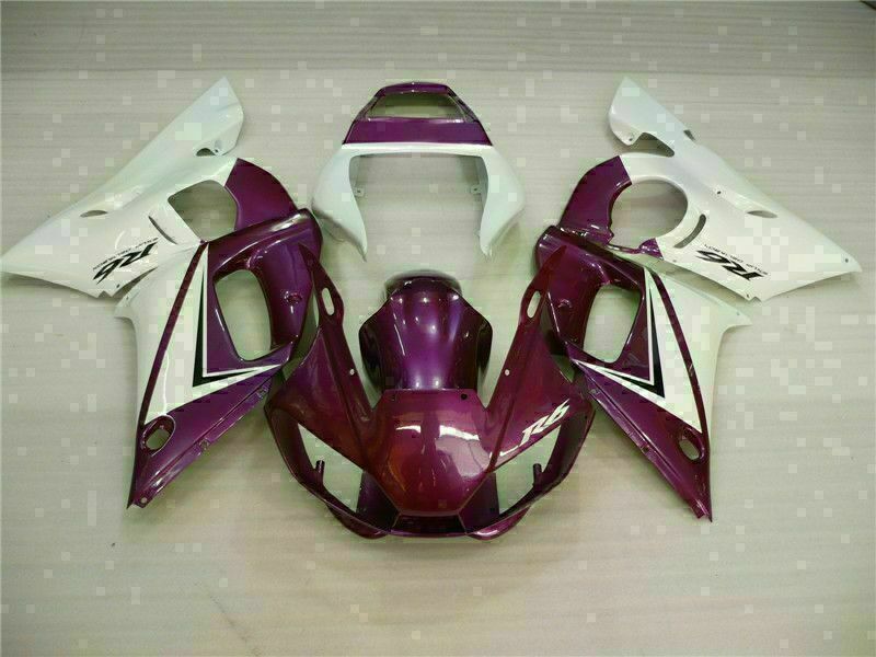 NT Fairing Fit for Yamaha 1998-2002 YZF-R6 G030- Purple White | ABS Injection