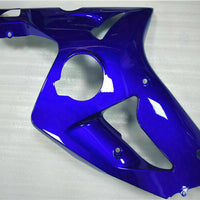 MSA Fit for  03-04 ZX6R 636 Plastic Glossy Blue Injection Fairing m010