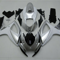 NT Injection Fairing Kit Fit for 2006 2007 GSXR 600 750 Silver White Black N039