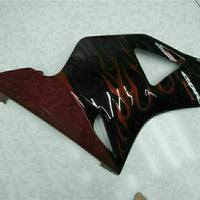 MS Injection Red Flame Black Fairing Fit for Honda 2002 2003 CBR954RR 900RR u031