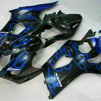 MS Injection Blue Flame Black Fairing Fit for  2003-2004 GSXR1000 p019