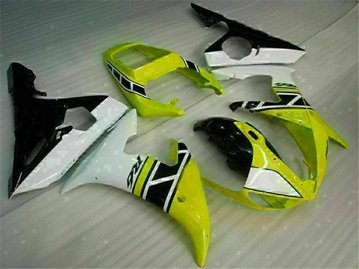 NT Injection Yellow Fairing ABS Kit Fit for Yamaha YZF 2003-2005 R6 & 06-09 R6S N012