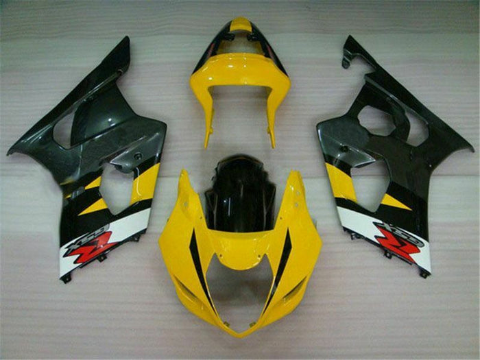 MS Injection New Yellow Black Fairing Fit for  2003-2004 GSXR 1000 n021