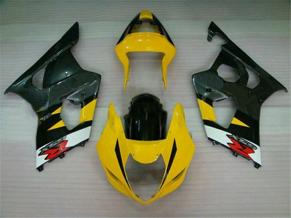 MS Injection New Yellow Black Fairing Fit for  2003-2004 GSXR 1000 n021