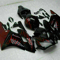 MSA Injection Mold Red Flames Fairing Fit for Honda 2004-2005 CBR1000RR WTH u001