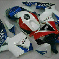 MSA Injection White Blue Fairing Fit for Honda 2005-2006 CBR600RR Plastic u057