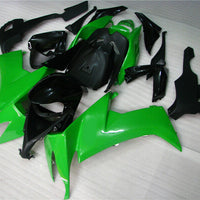 MSA Fit for  2008-2010 ZX10R ZX-10R ABS Green Black Injection Fairing a004