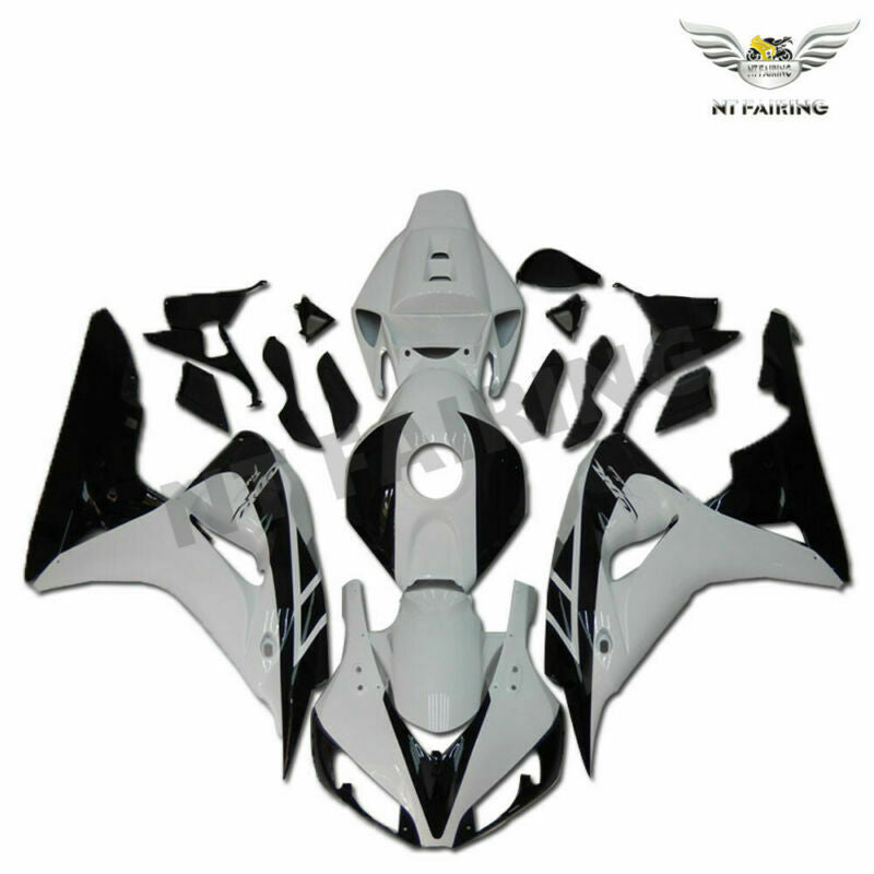 NT Fairing Fit for Honda 2006-2007 CBR1000RR N124- White Black | ABS Injection