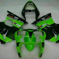 MS Fit for  2000-2002 ZX6R Plastic Green Kit Injection Fairing ABS t004-th