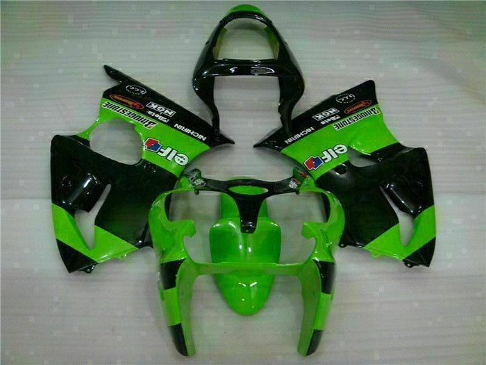 MS Fit for  2000-2002 ZX6R Plastic Green Kit Injection Fairing ABS t004-th