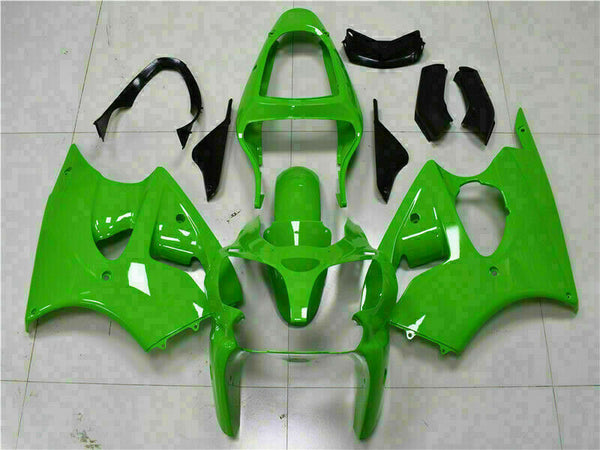 MSA Fit for  2000-2002 ZX6R Plastic Glossy Green Injection Fairing t018