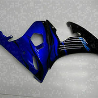 MS Injection Black Blue Fairing Fit for Yamaha YZF 2003-2005 R6 & 06-09 R6S j044