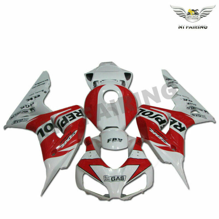 NT Fairing Fit for Honda 2006-2007 CBR1000RR U084- Red White | ABS Injection