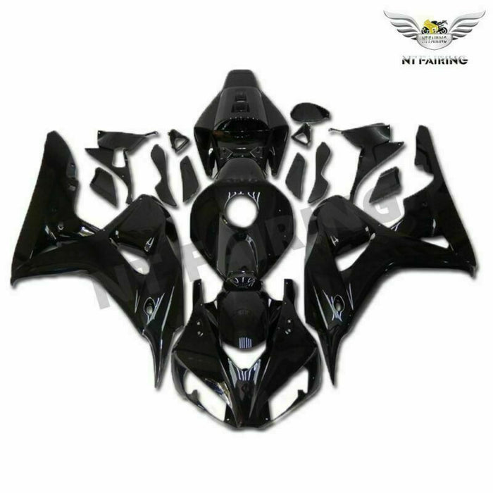 MSA Injection Gloss Black Fairing Kit Fit for Honda 2006-2007 CBR1000RR WTH v005