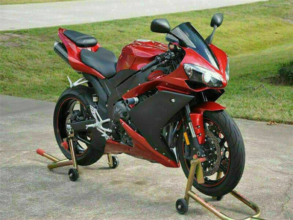 MSB Injection New Red Black Plastic Fairing Fit for Yamaha 2007-2008 YZF R1 f004