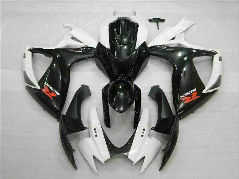 NT Fairing Fit for Suzuki 2006-2007 GSXR600/750 O064- Msb White Black | ABS Injection