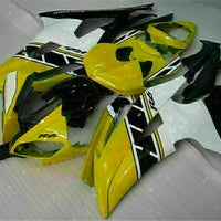 MS Injection Yellow White Mold Fairing Fit for Yamaha 2008-2016 YZF R6 g025