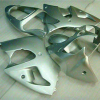 MSA Fit for  2000-2002 ZX6R Plastic Silver Injection Fairing Bodywork t012
