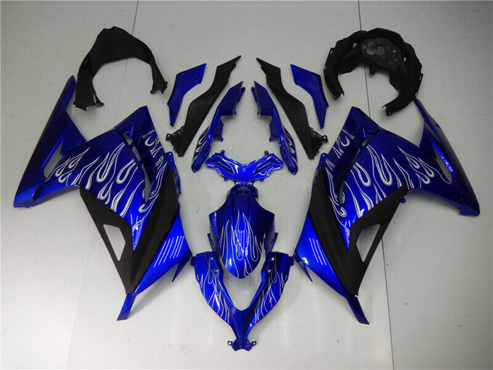 MSA Fit for  Fairing Ninja 2013-2017 EX300 300 Blue Flame Injection a009