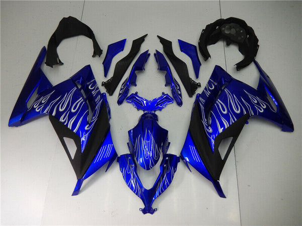 MSA Fit for  Fairing Ninja 2013-2017 EX300 300 Blue Flame Injection a009