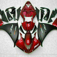 MSB Injection Kit Red Plastic Fairing Kit Fit for Yamaha YZF R1 2009-2011 j001