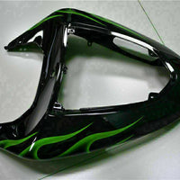 MSA Fit for  Ninja 2006-2007 ZX10R Green Flame Injection Fairing t009