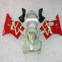 MS Injection Red Silver Fairing ABS Set Fit for Honda 2001-2003 CBR600 F4I u034