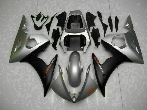 MS Injection Silver Fairing Kit Fit for Yamaha YZF 2003-2005 R6 & 06-09 R6S h004