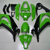MSA Fit for  2011-2015 ZX10R Plastic Green Black New Injection Fairing k003