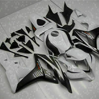 MSA Injection  White Black Fairing Kit Fit for Honda 2007-2008 CBR600RR u072