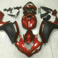 MSB Injection New Red Black Plastic Fairing Fit for Yamaha 2007-2008 YZF R1 f004