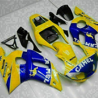 MS Injection Mold Yellow Blue Fairing Set Fit for Yamaha 1998-2002 YZF R6 g047