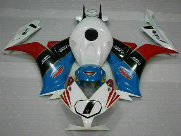 MS Injection Plastic Fairing Blue White Fit for Honda 2012-2016 CBR1000RR u017
