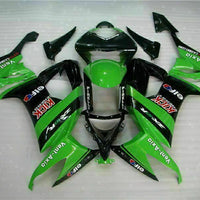 MSA Fit for  2008-2010 ZX10R ZX-10R ABS Green Black Injection Fairing t012-T