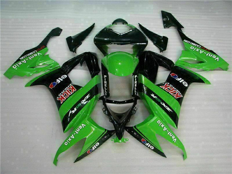 NT Fairing Fit for Kawasaki 2008-2010 ZX-10R T012- Msa Green Black | ABS Injection
