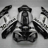 MS Injection Fairing Black Silvery Fit for ABS Honda CBR1000RR 2004-2005 u076