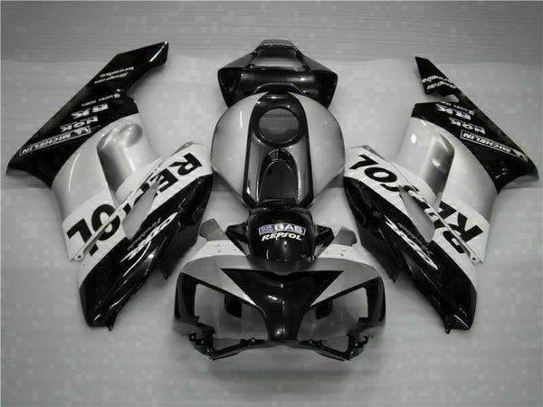 MS Injection Fairing Black Silvery Fit for ABS Honda CBR1000RR 2004-2005 u076