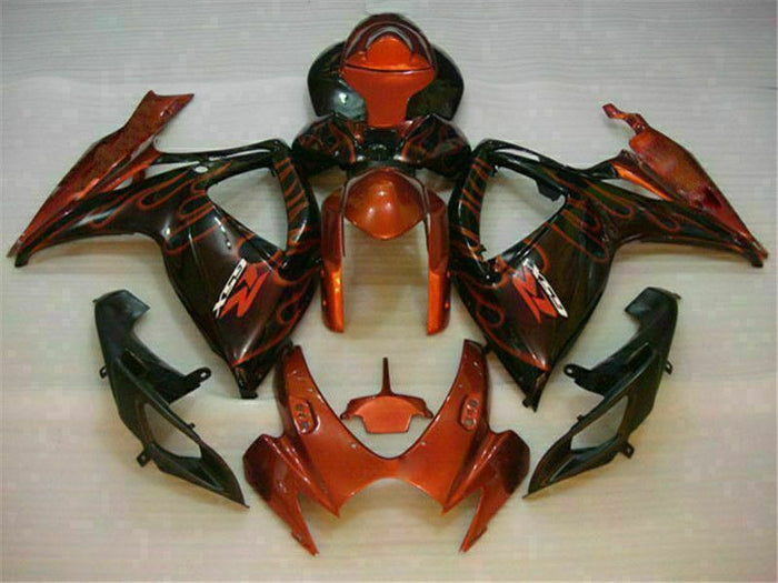 MSB Injection Mod Red Fairing Set Fit for  2006 2007 GSXR 600 750 r047