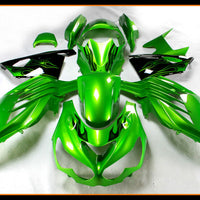 NT Fairing Kit Fit for Injection ZX14R ZZR1400 2012-2024 Green Black Set e004A