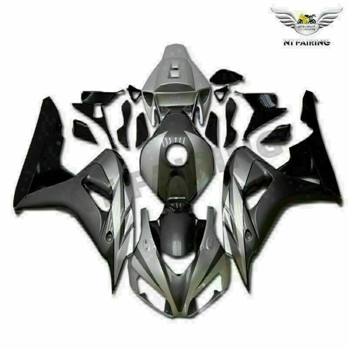 MSA Injection Mold Silver Fairing Kit Fit for Honda 2006-2007 CBR1000RR WTH v008