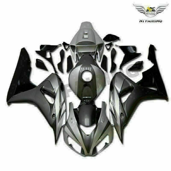 MSA Injection Mold Silver Fairing Kit Fit for Honda 2006-2007 CBR1000RR WTH v008