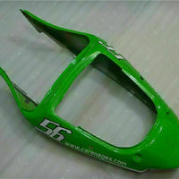 MS Fit for  2000-2002 ZX6R Plastic Green Black Injection Fairing ABS t022