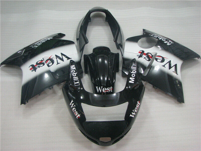 MSA Injection Black White Fairing ABS Fit for Honda 1996-2007 CBR1100XX u023