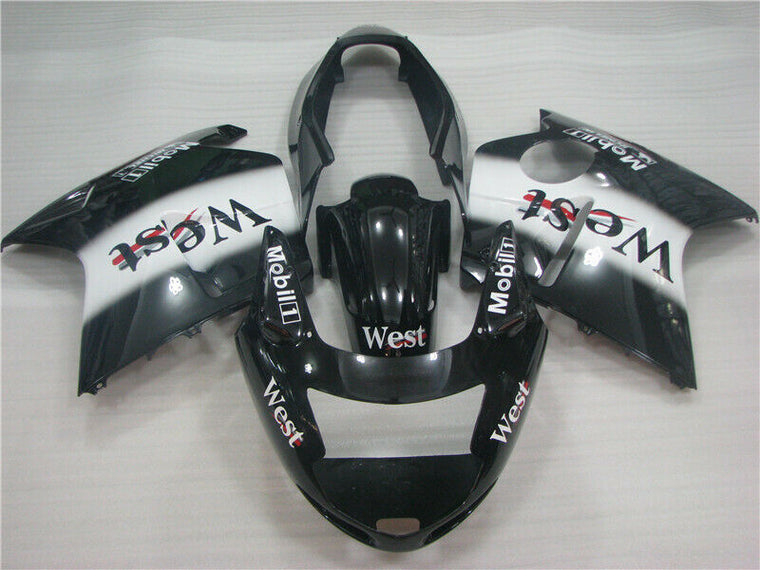 NT Fairing Fit for Honda 1996-2007 CBR1100XX U023- Msa Black White | ABS Injection