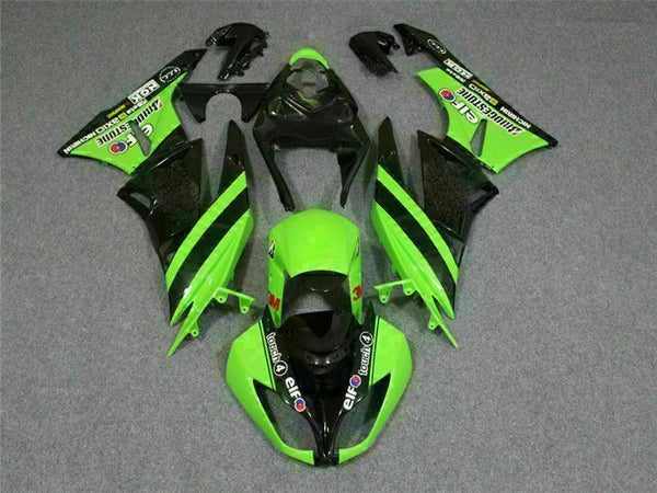 MSA Injection Fairing Fit for  2009-2012 ZX6R Plastic With Seat Cowls t023-T