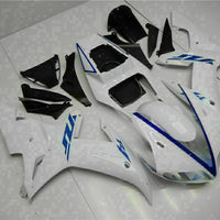MSB Injection Mold Kit White ABS Fairing Fit for Yamaha 2002-2003 YZF R1 j027