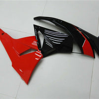 Fit for  2009-2012 ZX6R Plastic Red Black Injection Fairing ABS n0d-B