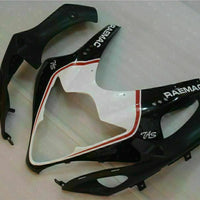 MS Injection Mold White Black Fairing Fit for  2005-2006 GSXR 1000 r022